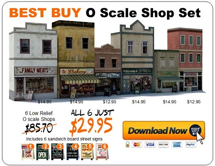 o scale shop buildings